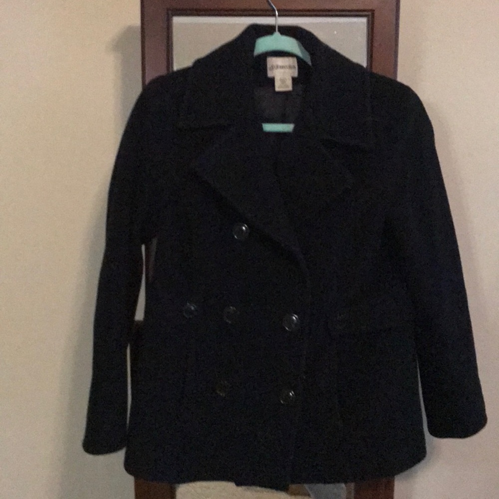 Women’s Black Peacoat size small